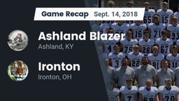 Recap: Ashland Blazer  vs. Ironton  2018
