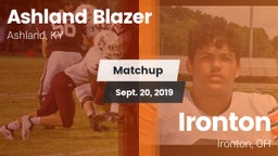Matchup: Ashland Blazer vs. Ironton  2019