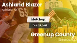 Matchup: Ashland Blazer vs. Greenup County  2019