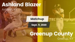 Matchup: Ashland Blazer vs. Greenup County  2020