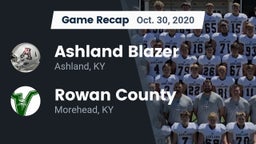 Recap: Ashland Blazer  vs. Rowan County  2020