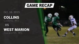 Recap: Collins  vs. West Marion  2015