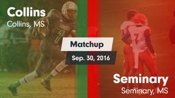Matchup: Collins vs. Seminary  2016