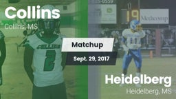 Matchup: Collins vs. Heidelberg  2017