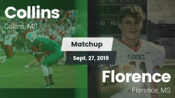 Matchup: Collins vs. Florence  2019