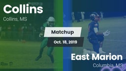 Matchup: Collins vs. East Marion  2019