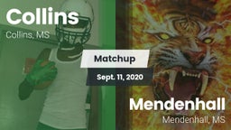 Matchup: Collins vs. Mendenhall  2020