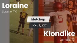 Matchup: Loraine vs. Klondike  2017