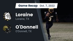 Recap: Loraine  vs. O'Donnell  2022