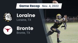 Recap: Loraine  vs. Bronte  2022