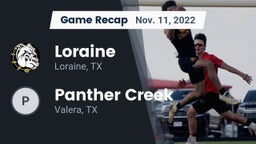 Recap: Loraine  vs. Panther Creek  2022