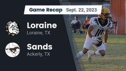 Recap: Loraine  vs. Sands  2023