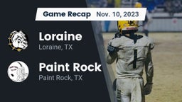 Recap: Loraine  vs. Paint Rock  2023