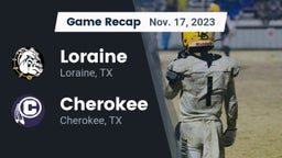 Recap: Loraine  vs. Cherokee  2023