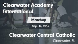 Matchup: Clearwater Academy I vs. Clearwater Central Catholic  2016