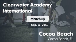 Matchup: Clearwater Academy I vs. Cocoa Beach  2016
