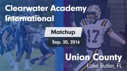 Matchup: Clearwater Academy I vs. Union County  2016