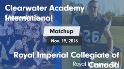 Matchup: Clearwater Academy I vs. Royal Imperial Collegiate of Canada 2016