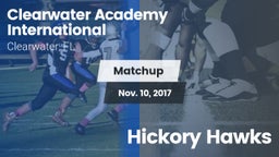 Matchup: Clearwater Academy I vs. Hickory Hawks 2017