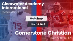 Matchup: Clearwater Academy I vs. Cornerstone Christian  2018