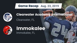 Recap: Clearwater Academy International  vs. Immokalee  2019