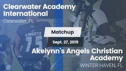 Matchup: Clearwater Academy I vs. Akelynn's Angels Christian Academy 2019