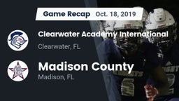 Recap: Clearwater Academy International  vs. Madison County  2019