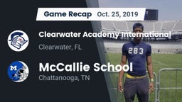 Recap: Clearwater Academy International  vs. McCallie School 2019