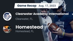 Recap: Clearwater Academy International  vs. Homestead  2023