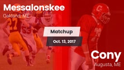 Matchup: Messalonskee vs. Cony  2017