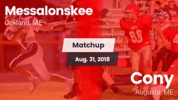Matchup: Messalonskee vs. Cony  2018