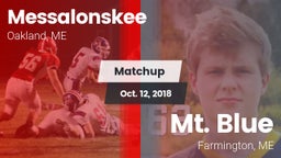 Matchup: Messalonskee vs. Mt. Blue  2018