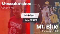 Matchup: Messalonskee vs. Mt. Blue  2019