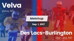 Matchup: Velva  vs. Des Lacs-Burlington  2017
