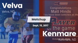 Matchup: Velva  vs. Kenmare  2017