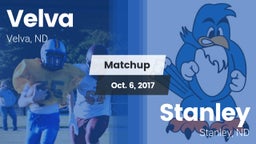 Matchup: Velva  vs. Stanley  2017