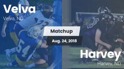 Matchup: Velva  vs. Harvey  2018