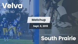 Matchup: Velva  vs. South Prairie 2019