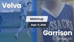 Matchup: Velva  vs. Garrison  2020