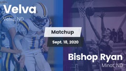 Matchup: Velva  vs. Bishop Ryan  2020