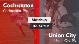 Matchup: Cochranton vs. Union City  2016
