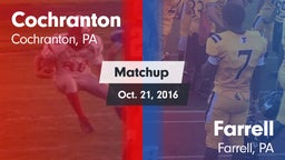 Matchup: Cochranton vs. Farrell  2016