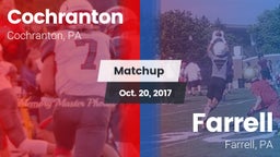 Matchup: Cochranton vs. Farrell  2017