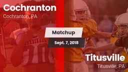 Matchup: Cochranton vs. Titusville  2018