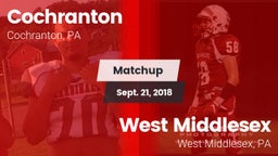 Matchup: Cochranton vs. West Middlesex   2018