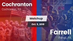 Matchup: Cochranton vs. Farrell  2018
