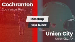 Matchup: Cochranton vs. Union City  2019
