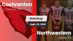 Matchup: Cochranton vs. Northwestern  2020