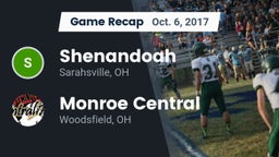 Recap: Shenandoah  vs. Monroe Central  2017