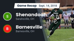 Recap: Shenandoah  vs. Barnesville  2018